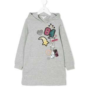 Little Marc Jacobs Girls Hoodie Dress